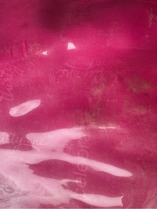 thirty-one Floral Print Tote with Hot Pink Handles and Teal Accents - Picture 4 of 9